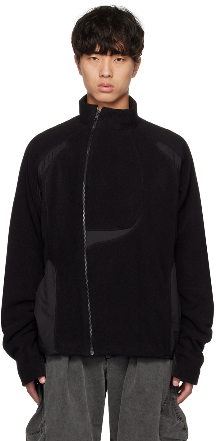 Hyein Seo Black Paneled Jacket Hyein Seo