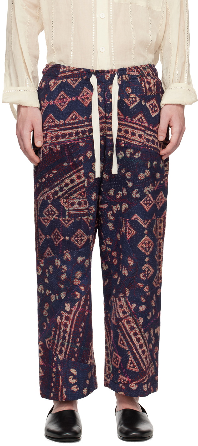 Karu Research Navy Drawstring Trousers