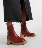 Moncler Gigi leather Chelsea boots