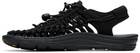 KEEN Black UNEEK Sandals