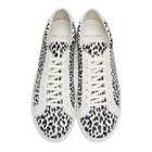 Saint Laurent White and Black Babycat Andy Sneakers