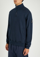 Sandbanks Cotton Half-zip Sweatshirt Navy