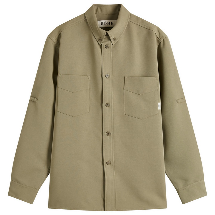 Photo: Róhe Men's Utility Overshirt in Sage
