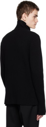 Jil Sander Black Rib Sweater