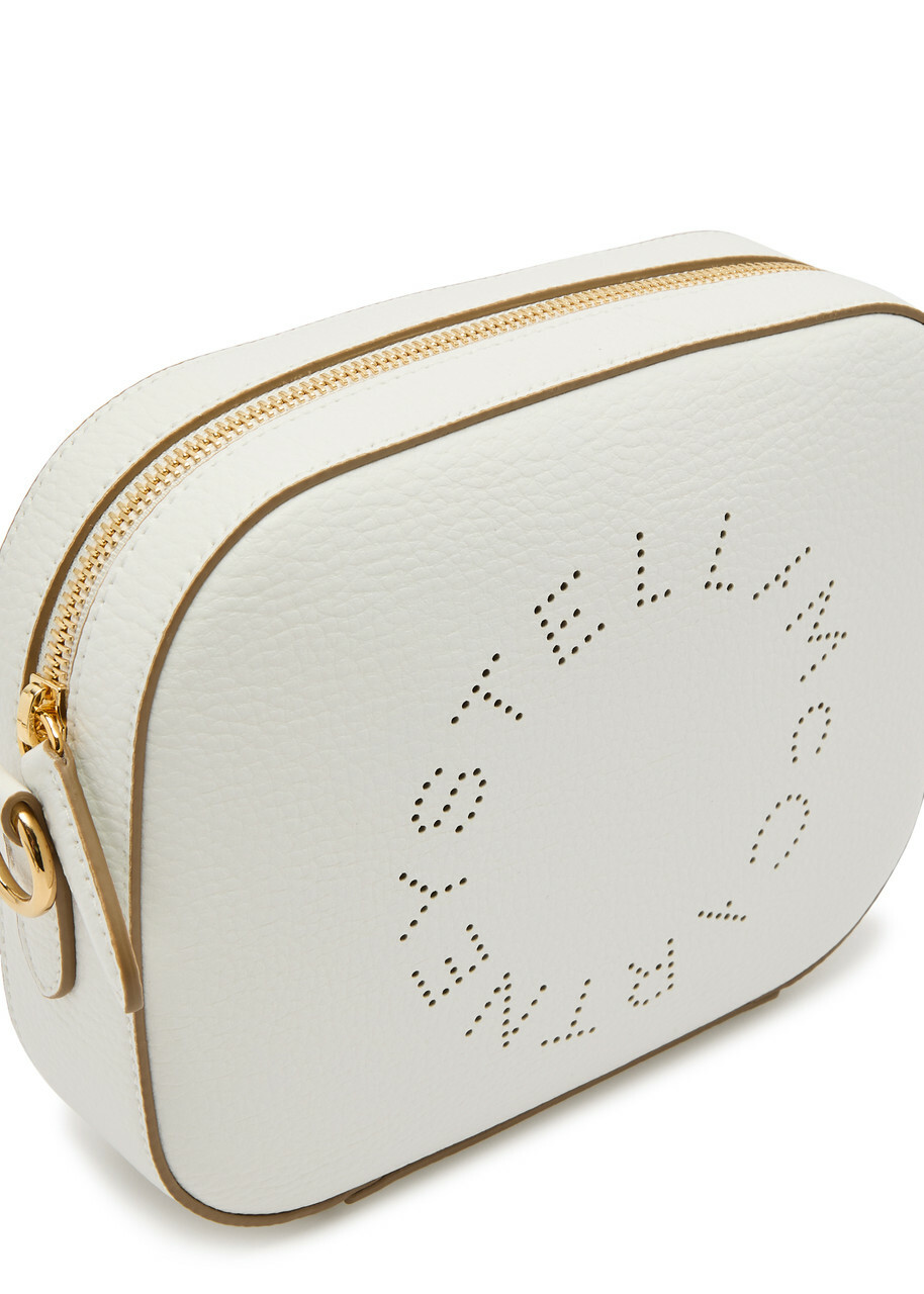 ショルダーバッグ・ポシェット STELLA MCCARTNEY STELLA LOGO SMALL CAMERA BAG Stella Mccartney Stella Logo Small Camera bag - White - One