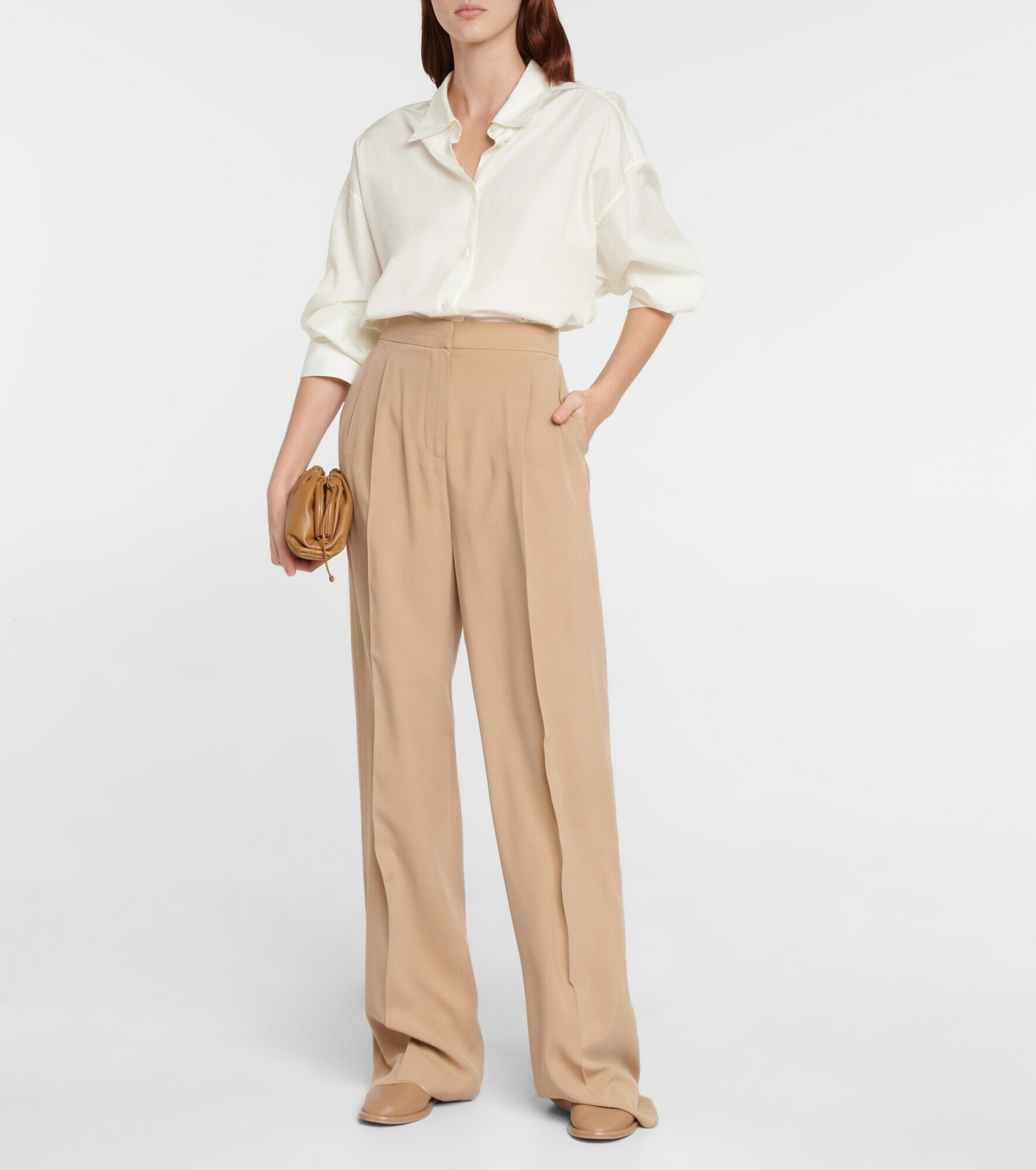 Max Mara - Zorro high-waist silk pants Max Mara