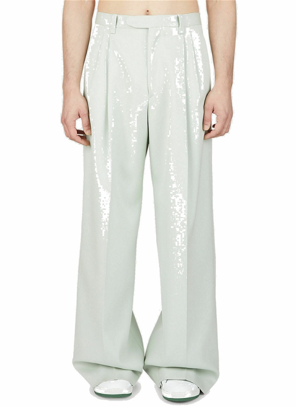 Photo: Lanvin - Relaxed Wide Leg Pants in Light Green