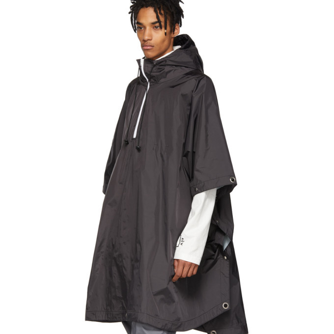 A-COLD-WALL ポンチョ A-Cold-Wall* Black Nylon Storm Poncho A-Cold-Wall*
