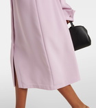 Sportmax Lugano silk-blend crêpe shirt dress