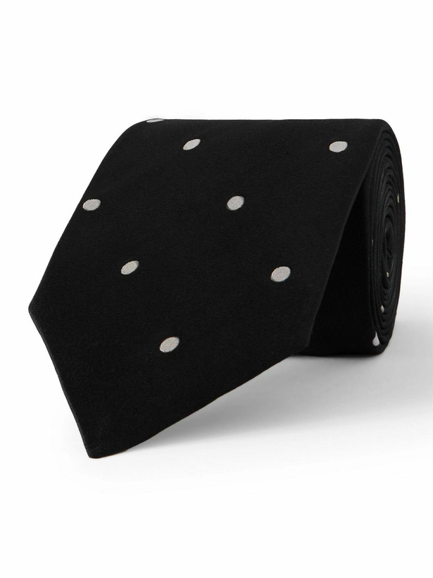 Photo: TOM FORD - 8cm Polka-Dot Silk-Satin Tie