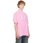 Balenciaga Pink 'VIP' Oversized T-shirt