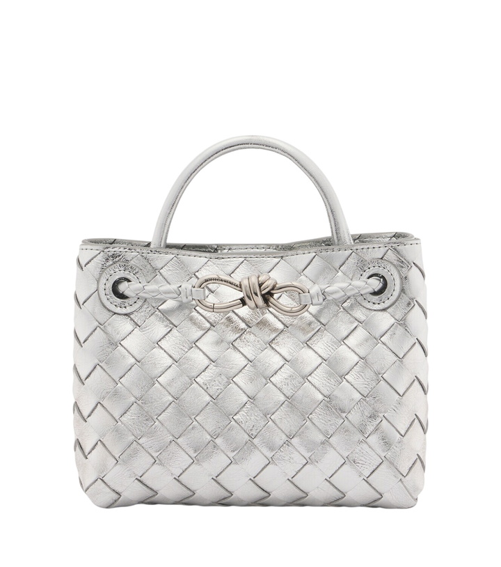 Photo: Bottega Veneta Andiamo Mini leather top-handle bag