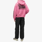PACCBET Men's Miami Pull Over Hoodie in Pink