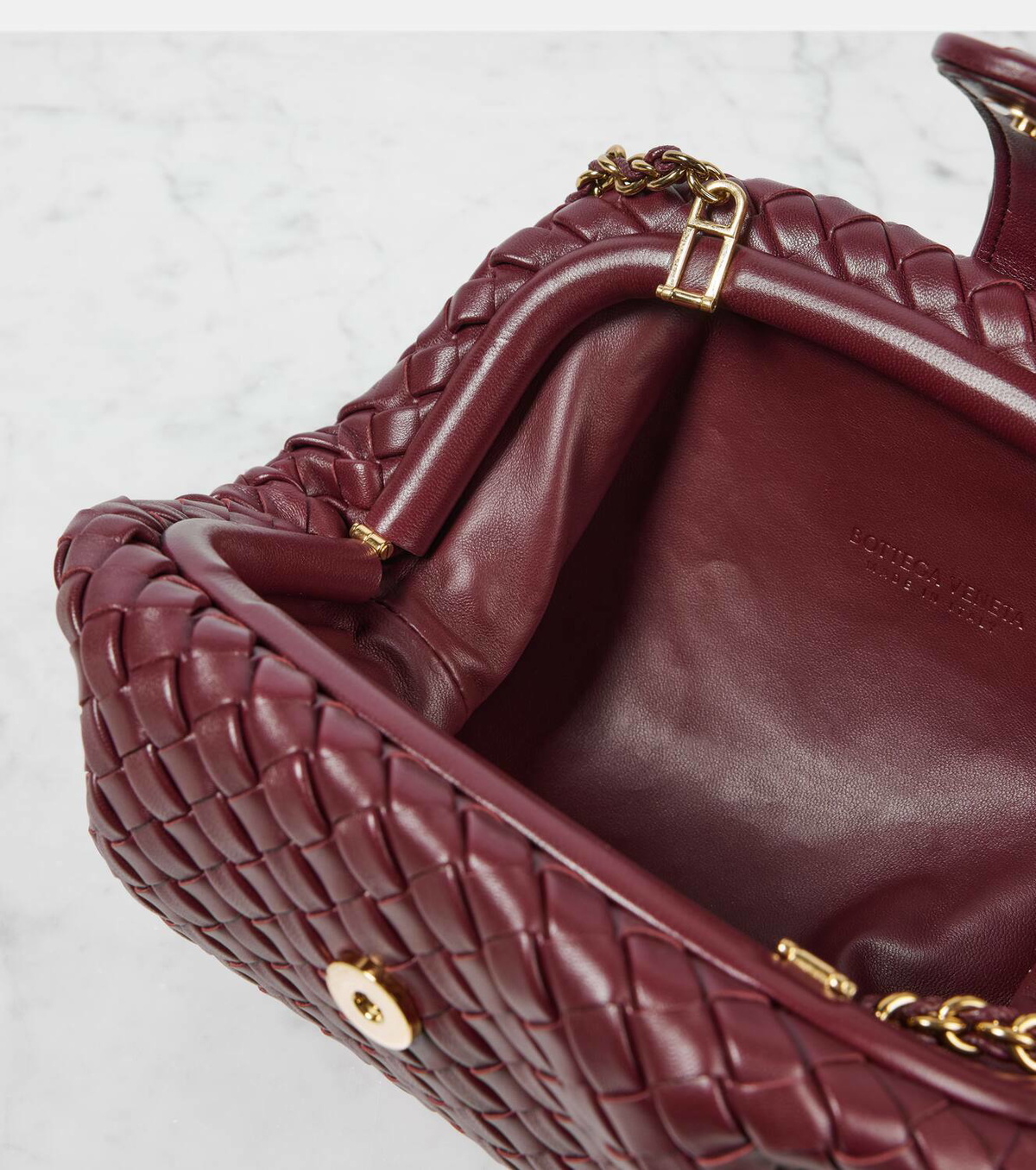 Bottega Veneta Lauren 1980 Mini leather clutch Bottega Veneta