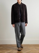 Mr P. - Straight-Leg Wool and Mohair-Blend Jeans - Blue