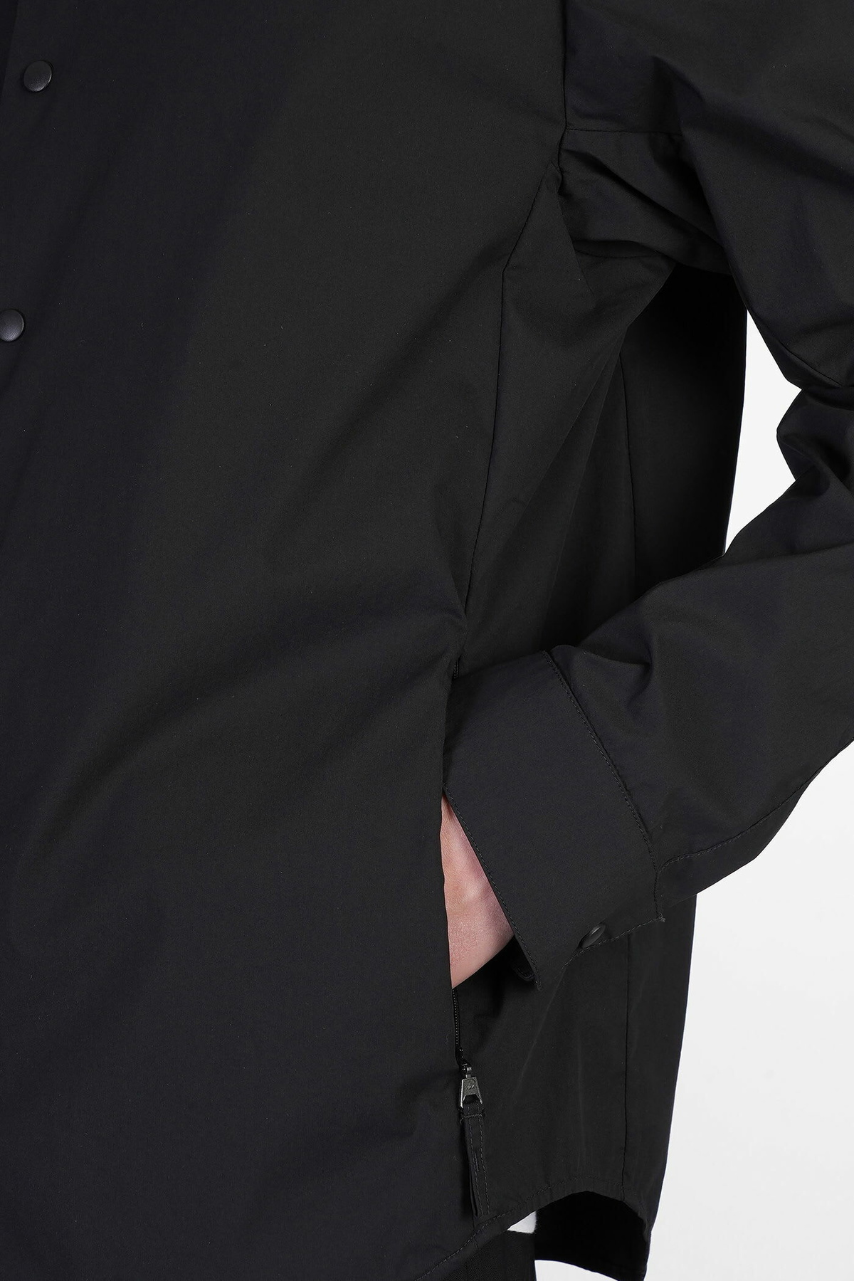 Aspesi Arch Shirt In Black Cotton