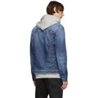 Diesel Blue JoggJeans NHill-TW Denim Jacket