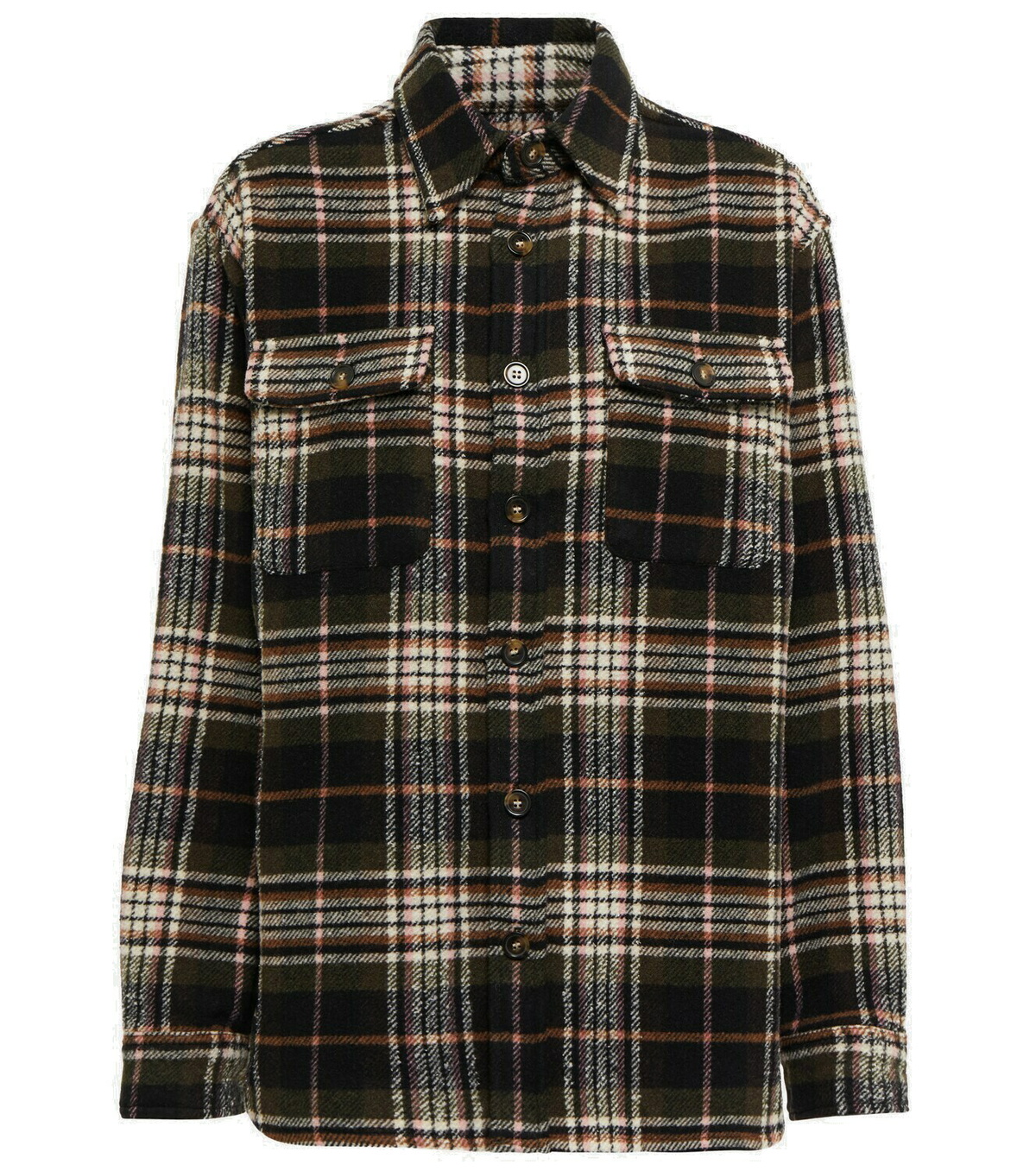 Marant Etoile Ebbaz checked shirt jacket Isabel Marant Etoile