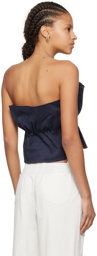 Staud Navy Dover Tank Top