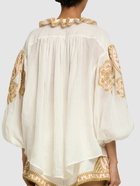 ZIMMERMANN Waverly Linen Embroidered Top