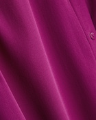 Eileen Fisher Silk Crepe Blouse Purple
