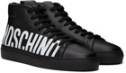 Moschino Black Logo High Sneakers