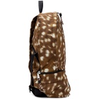 Burberry Brown Convertible Deer Print Backpack