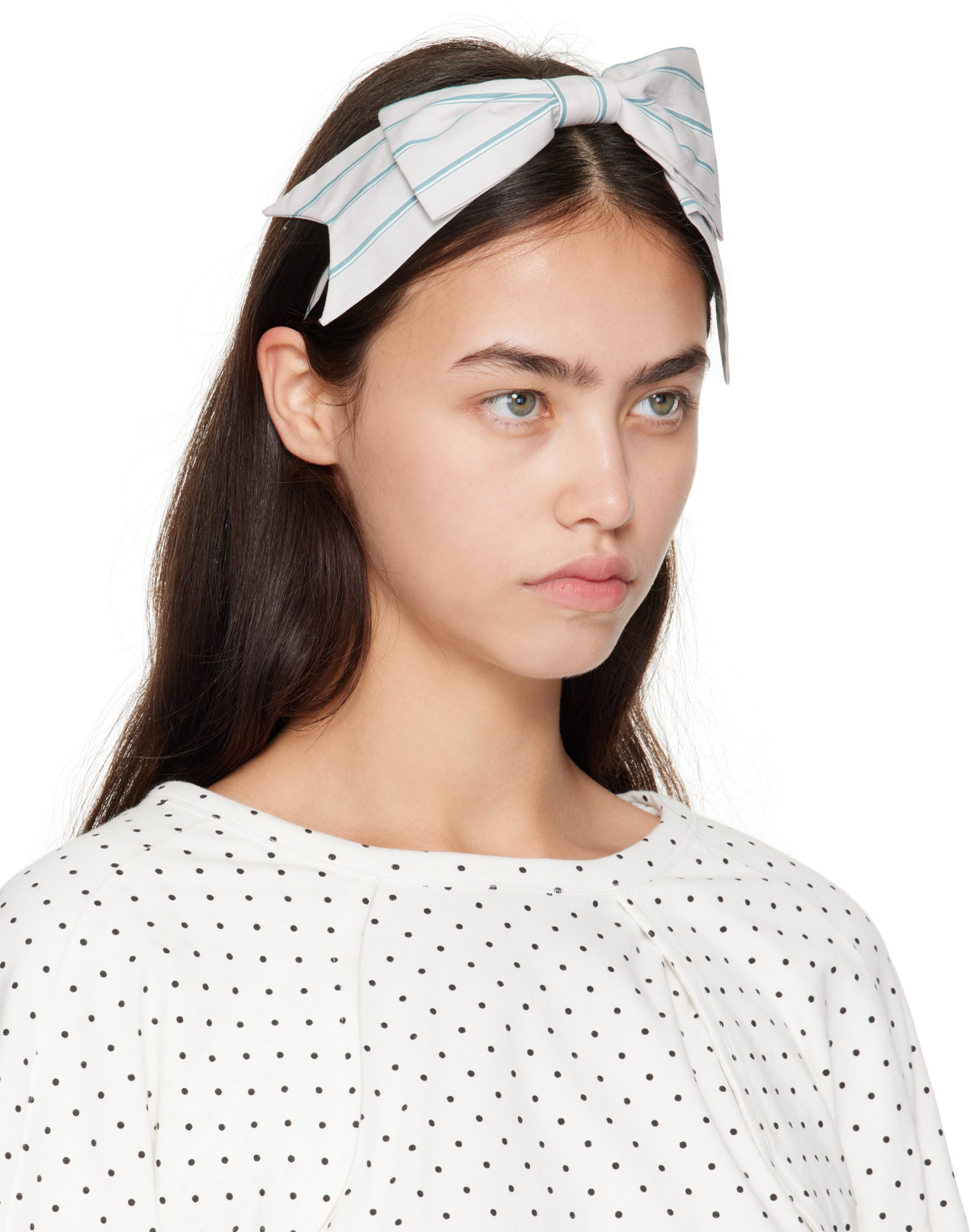Ashley Williams Gray Bow Headband