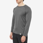 CAYL Men's Long Sleeve Logo T-Shirt in Charcoal