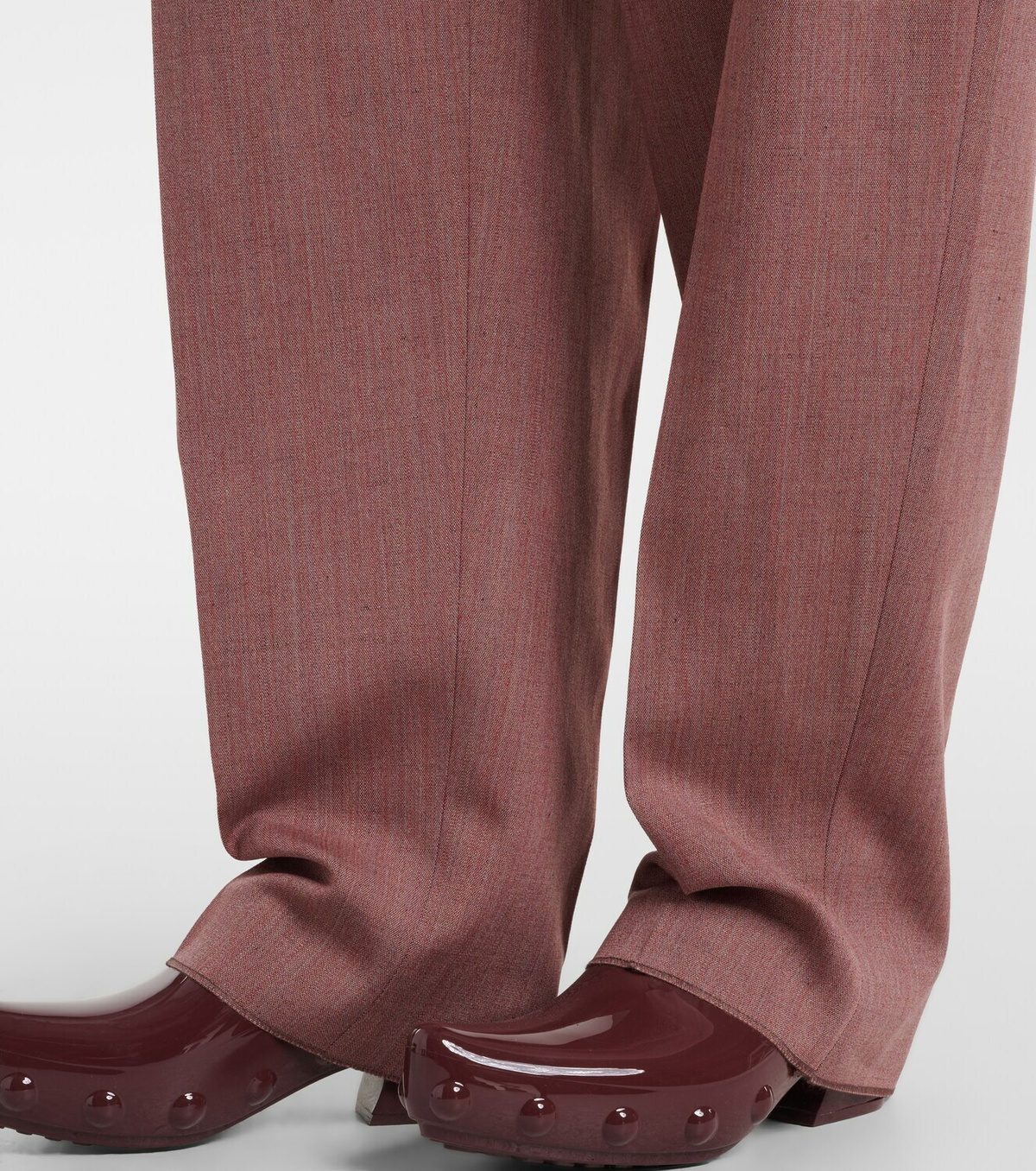 Bottega Veneta Wool and linen-blend tapered pants