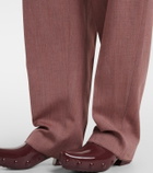 Bottega Veneta Wool and linen-blend tapered pants