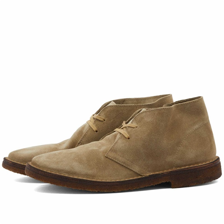 Photo: Drake's Men's Clifford Desert Boots in Sand Suede