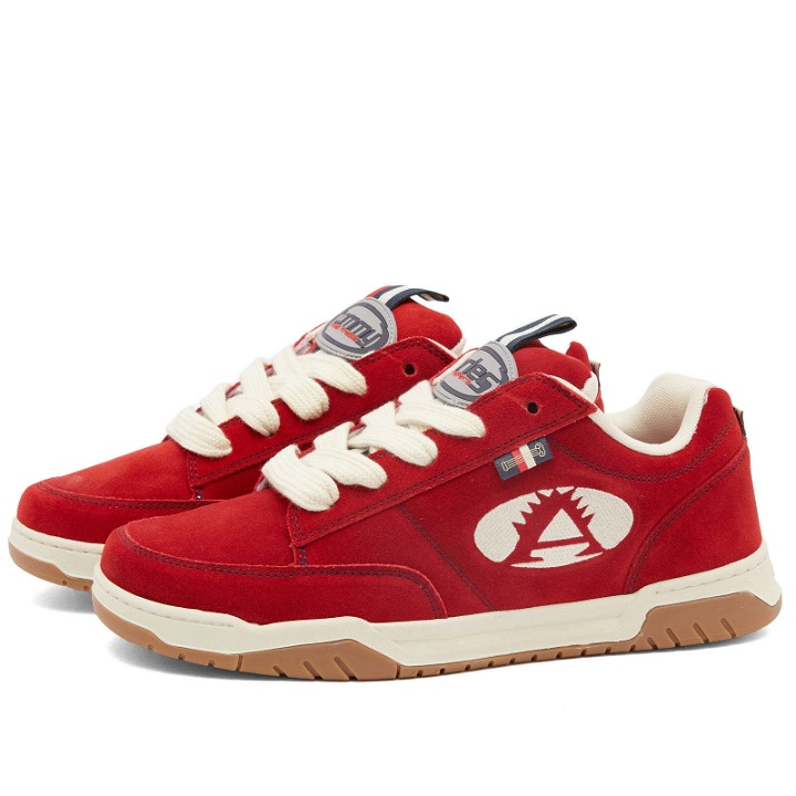 Photo: Tommy Jeans x Aries Skater Sneakers in Aurora Red