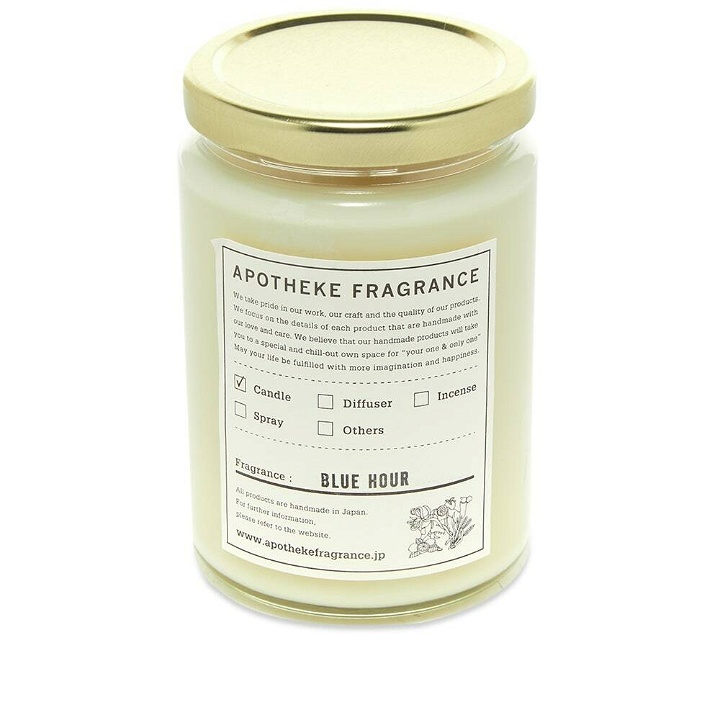 Photo: Apotheke Fragrance Glass Jar Candle in Blue Hour