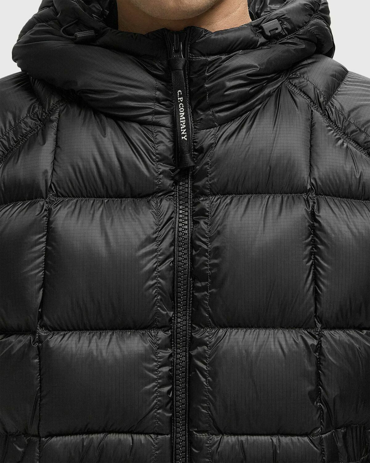 C.P. Company D.D. Shell Hooded Down Jacket Black Mens Down & Puffer Jacket