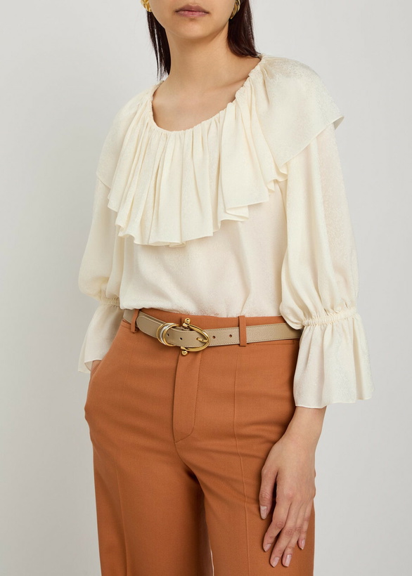 Photo: Chloe The Chloé Bracelet Leather Belt Light Brown