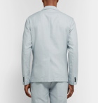 Saturdays NYC - Sky-Blue Slim-Fit Unstructured Linen Suit Jacket - Men - Sky blue
