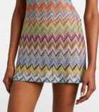 Missoni Zigzag lamé beach cover-up