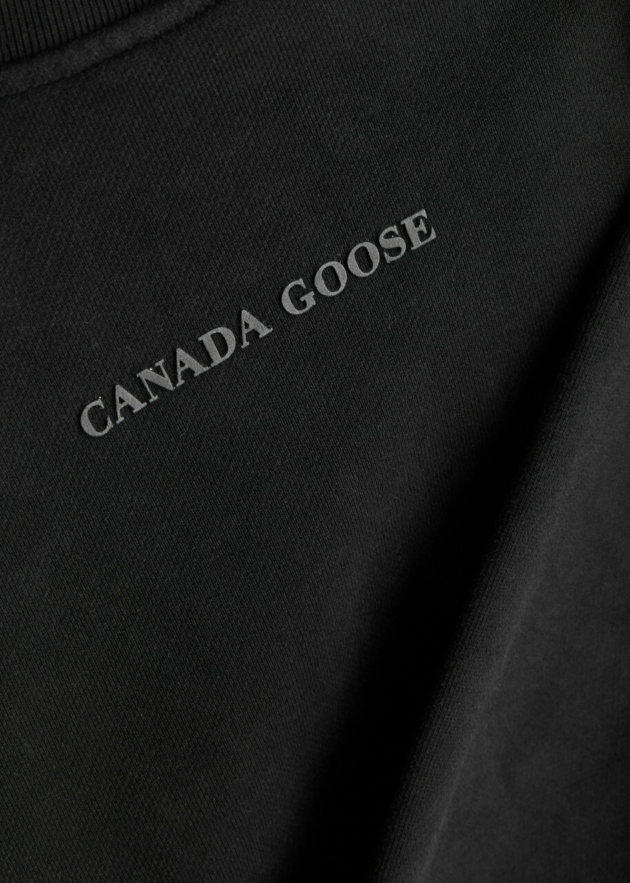 Canada Goose Muskoka Logo Cotton Sweatshirt Black