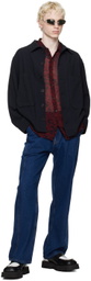 Henrik Vibskov Indigo Engineered Jeans