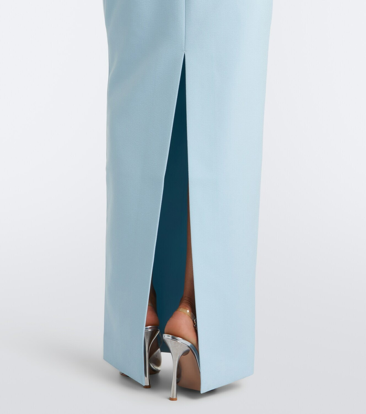 Rachel Gilbert Dovetta embellished crêpe corset gown
