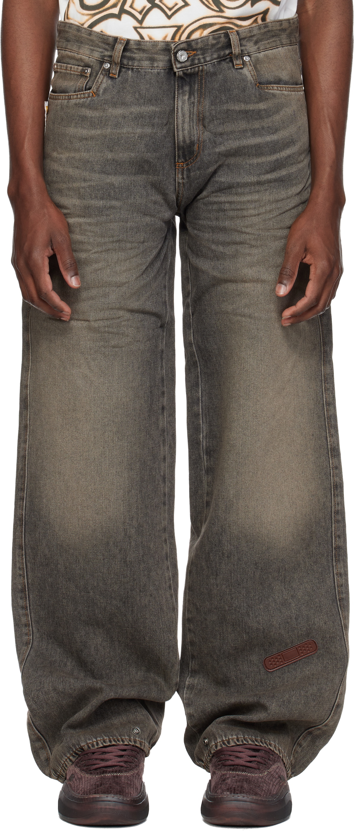 PDF Gray 'Rich Kid' Jeans