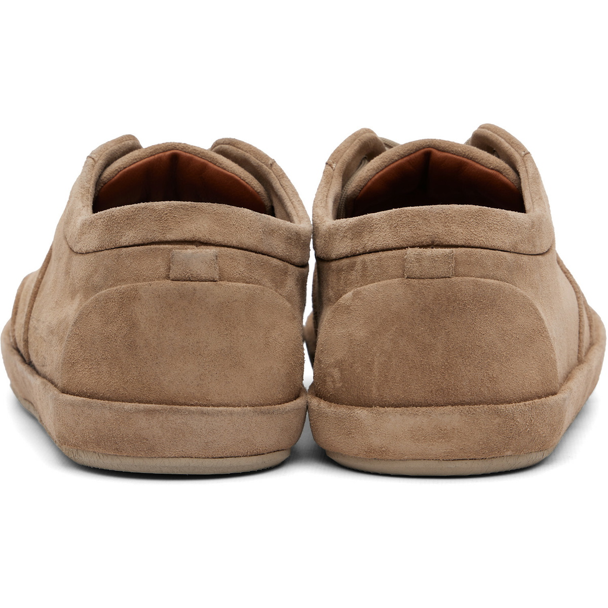 Marsèll Beige Scatopelle Suede Sneakers