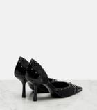 Gucci Savoy Horsebit GG canvas pumps