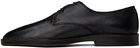 LEMAIRE Black Flat Laced Derbies