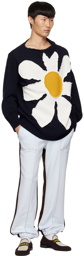 Marni Navy Cotton Sweater