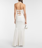 Norma Kamali Peekaboo Mio cutout gown