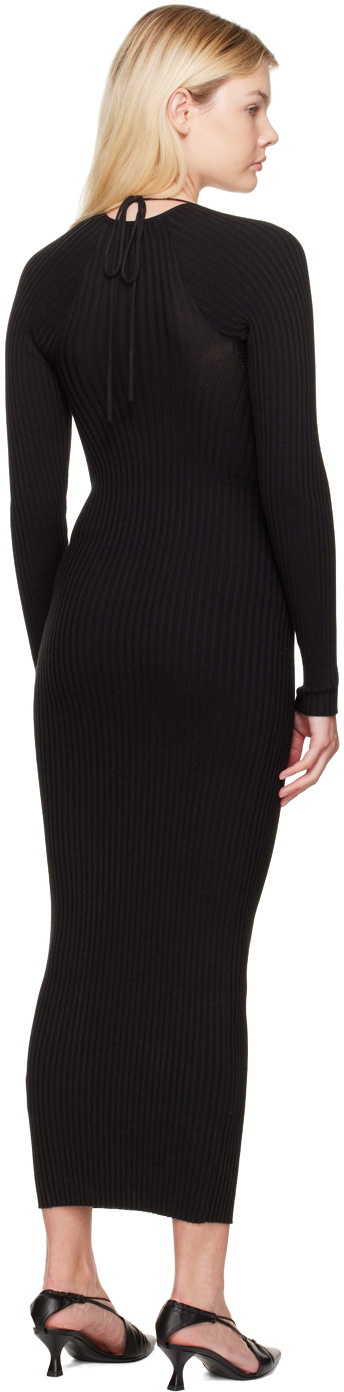 WYNN HAMLYN Black Linda Maxi Dress