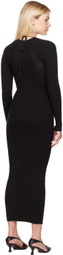 WYNN HAMLYN Black Linda Maxi Dress