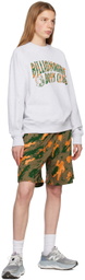 Billionaire Boys Club Gray Camo Arch Logo Sweatshirt